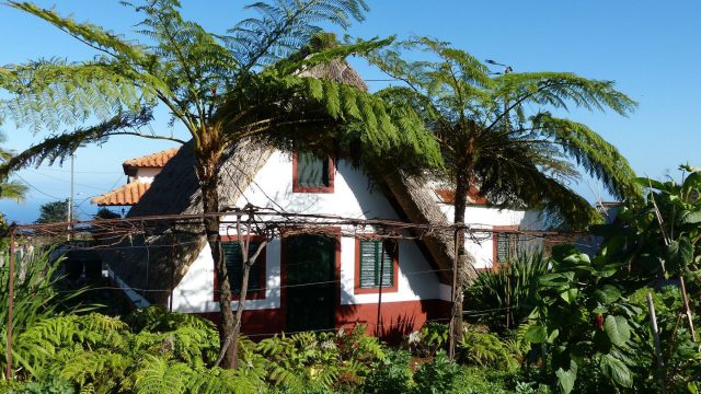 Typisches altes Haus auf Madeira
